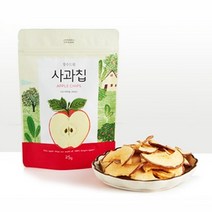 올댓리빙 장수사과 사과칩 사과를 통째 만든 생사과칩 25g, 1개