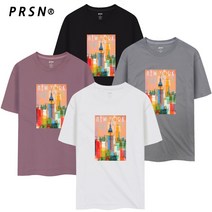 PRSN 아트웍 반팔티 S418 M~3XL
