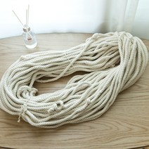아쭈디자인 면줄 삼줄 80M 고양이 면로프, 면줄10mm -길이80M
