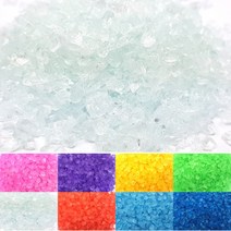 비오스 테라리움 슬라임재료 마리모자갈 투명 칼라 스톤 1봉지, 화이트비취, 1개