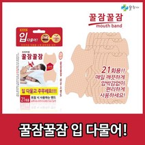 (주)누리메딕스 꿀잠꿀잠 마우스 밴드 입벌림 방지 21매입 + 사은품, 1개