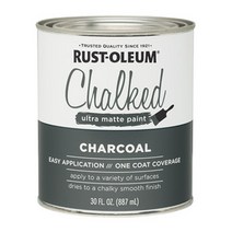 [RUST-OLEUM CHALKED] 울트라매트 밀크페인트, 1QT-Linen White, 887ml, 1개