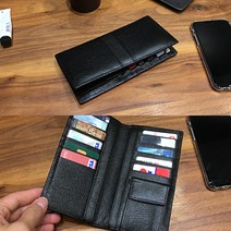하이제니야 [기획특가][천연소가죽]블랙라벨 장지갑 동전수납가능