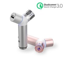 리큐엠 차량용 음이온 QC3.0 고속충전기 QCC-IQC30, QCC-IQC30 로즈골드