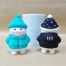 수제몰드 - 서있는 패딩지방이 ( 3D/1구 )