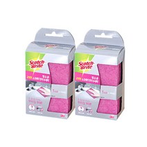 스카치브라이트 원데이 수세미 소프트, 2개, 10매입