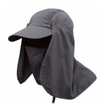 프로히트 자외선차단모자 햇빛가리개모자 남녀공용 낚시모자, 캡모자-다크그레이