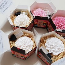 스윗지다 전통 답례품 카네이션 석고방향제 아로마방향제, 클린코튼