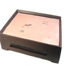 감색 천연 염색 다포 (소) / 다식포 차포 녹차 다기 찻상위에 보호, 1개