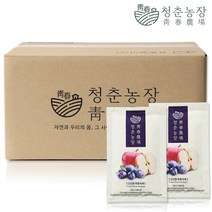 청춘농장 푸룬사과즙 건강즙 실속형 60포, 신선한 푸룬사과즙 실속형 60포