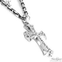 클루아조네코리아 은목걸이 실버 십자가 팬던트 실버체인 프리에디션 CeK 3744SNM 목걸이