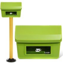 빗물보호 (벽걸이형) (스탠드형 우편함 주택.상가.공장우체통 벽걸이우체통 우편함제작 스탠드우편함 하나우편함 하나우체통 빨강우체통 빨강우편함 인테리어우체통 원피알 post onepr, 벽걸이형, 33(몸초 뚜초)