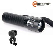 2000 X Q3 줌 LED 등산 캠핑 라이트 자전거+U거치대, 2000 X Q3 줌 LED 라이트