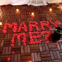 파티스타 메리미(MARRY ME) 꽃잎세트 프로포즈용품, 레드