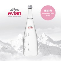 에비앙 에비앙로스카 글라스, 750ml, 1개