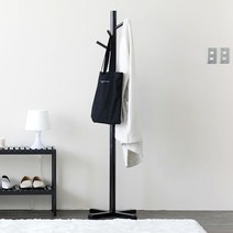 먼데이하우스 컬러원목행거, A트리행거 (블랙)