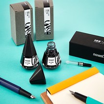 아주문구 모나미 병잉크 칼라병잉크, 별이 스친 밤하늘 (Black)_30ml, 1병