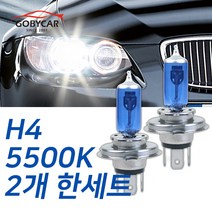 쌍용 슈퍼화이트 전조등 코란도C 11-13년 상하향일체 H4, 1세트