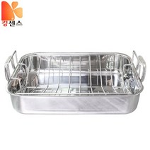 (주)킹센스 스텐 삼중 사각오븐팬, 스텐 삼중 사각오븐팬-40