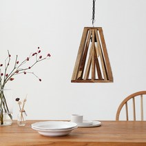 마켓비 ARTIKAL 원목펜던트등갓 OTTAWA, 단일옵션+AMNA램프코드세트E26KS1092D/3-블랙