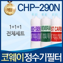 코웨이 CHP-290N 고품질 정수기 필터 호환 전체세트, 선택2_1년관리세트(2+1+1=4개)