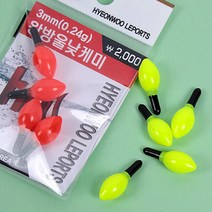 [낚시야놀자] 현우 왕방울 낮케미 3mm(0.22g) 주간케미 낮캐미 낚시, 1봉