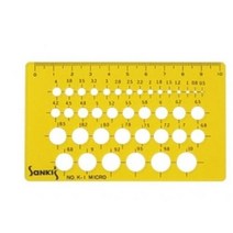 산키스 템플레이트 원형 NO.K-1 MICRO [W013AD8], 본상품선택