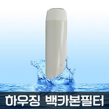 필텍코리아 하우징필터 백카본 GAC-10 활성탄 교환 부품 후카본