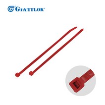 자이언트락 케이블타이 370mm (적색) 300개입 레드 컬러타이 컴퓨터선정리