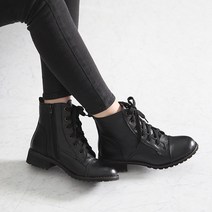 에이스 여성 소가죽 지퍼 플랫워커 3cm