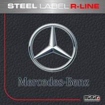 마이바흐 2018 벤츠 R라인 스틸 주차번호판 MFSL120 - 2018 BENZ R-LINE STEEL LABEL, D47 G클래스