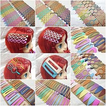 (10p) 컬러실핀 컬러똑딱핀 컬러집게핀 데일리머리핀