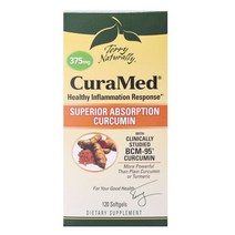 테리네츄럴리 큐라메드 슈페리어 앱솔션 커큐민 375mg 소프트젤, 120정, 1개