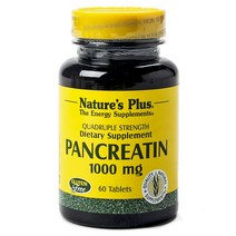네이처스플러스 판크레아틴 1000mg 글루텐 프리 타블렛, 60개입, 1개