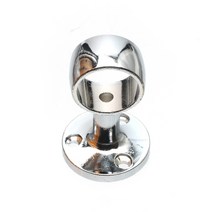 성원기업 옷봉(파이프) 소켓, 10.파이프 소켓 실버 양구 50mm, 1개