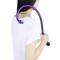 도매창고 갈고리 지압봉 마사지스틱 안마봉, 퍼플, 1개