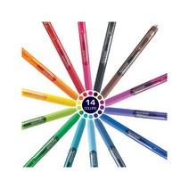 페이퍼메이트 잉크조이 젤펜, 청록, 1개