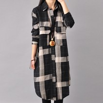 마더라이크 JS.5995체크 롱남방