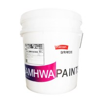 삼화 시멘트데코 벽면용 20Kg, 아크릴코트 투명무광 18L, 1개
