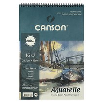수채엠보싱스케치북 8절 CANSON, 1개