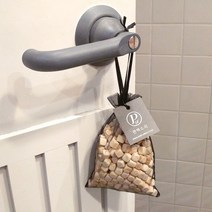 편백소리 편백나무 피톤치드 미니주머니방향제, 90g-블랙