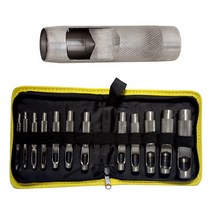 스마토 환펀치 세트 12PCS 3~16mm 홀펀치 셋트 펀칭기 가죽 구멍 펀치