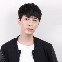 가발닷컴 남자가발 정수리탈모 인모 부분가발 투블럭위그 12종, 7. 내츄럴볼륨펌 L사이즈 어두운검정, 1개