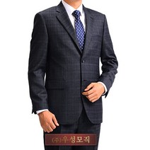 슈트파크 프리미엄 울그레이 스티치체크 610