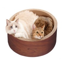 가리가리 라운지 슈퍼 빅 써클형(다크브라운) 평판형