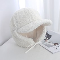 키메라제이 양털 뽀글이 귀달이 모자