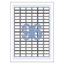 C-3046 분류표기용 라벨(96칸:6x16)(100매)(30x14mm) /전산라벨/라벨지/견출지/바코드라벨/사무용품/문구