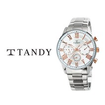 탠디 TANDY 클래식 남성용 멀티펑션 메탈시계 3713 로즈골드(탠디 쇼핑백 증정)