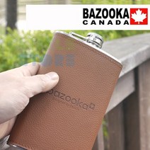 바주카 캐나다 포켓 물병 레자 250ml 수통 술병, 캐나다 레자, 180ml