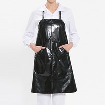 목걸이형 숏 단면방수앞치마 블랙/A-1047, 블랙